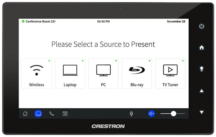 Crestron TSW-760-NC-B-S - Touch screen