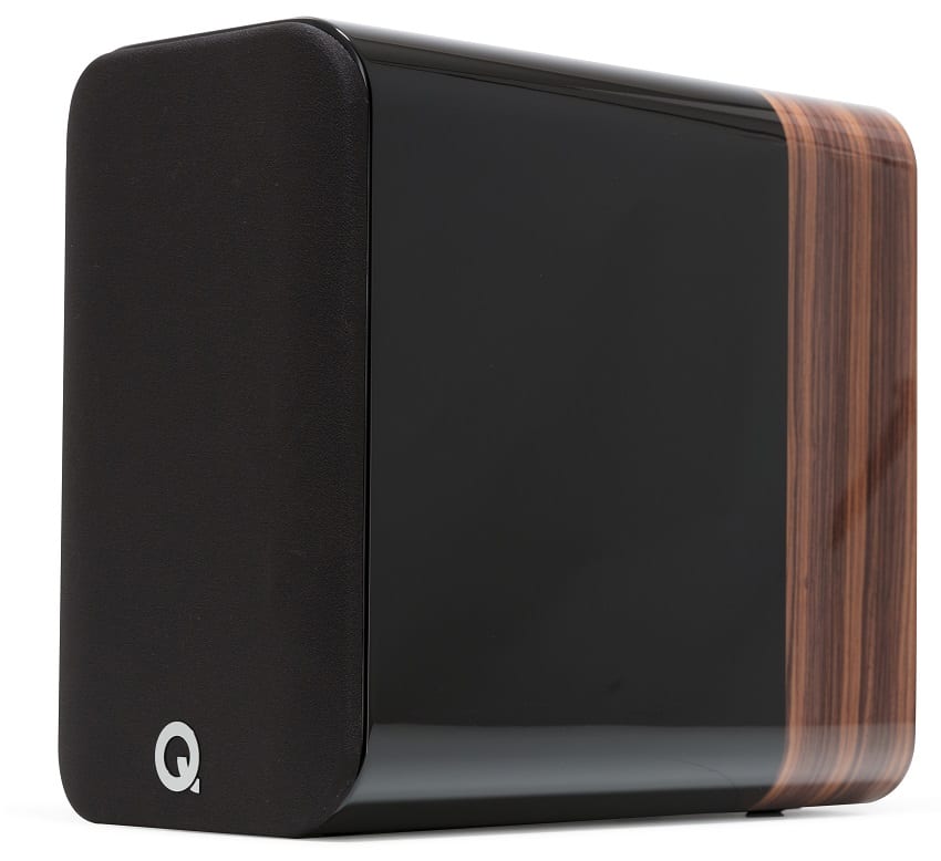 Q Acoustics Concept 300 + stands zwart/rosewood gallerij 96597