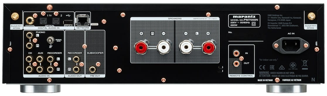 Marantz PM7000N zwart - achterkant - Stereo receiver