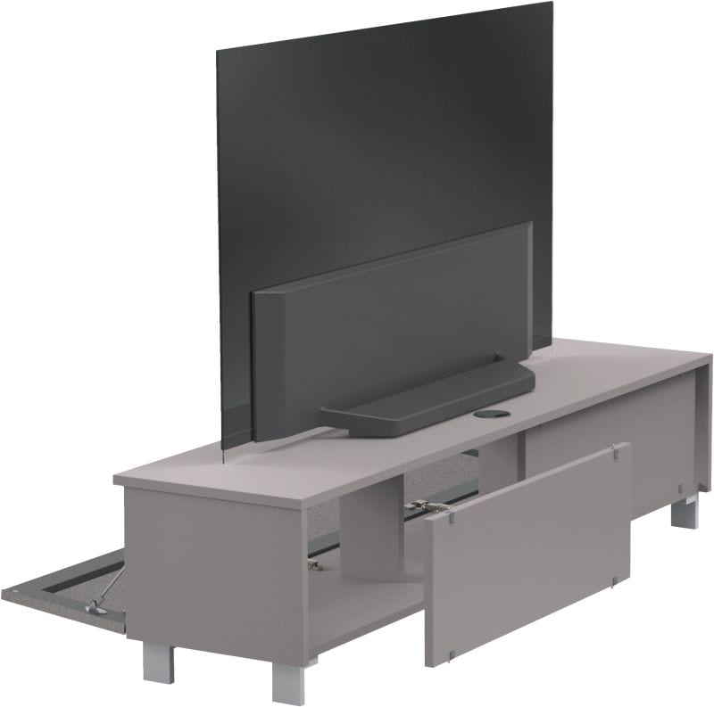 Just-Racks JRB1604-GR - achteraanzicht - TV meubel