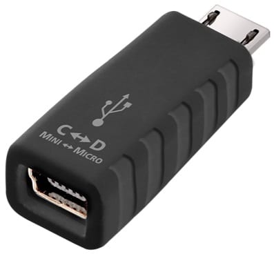 AudioQuest USB Mini-to-Micro 2.0 adaptor - Audio accessoire