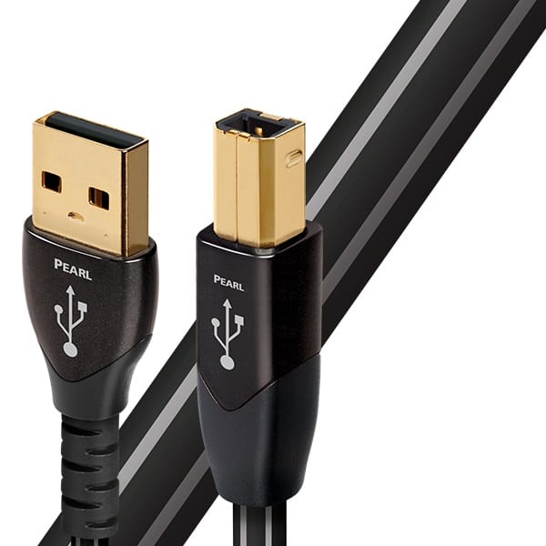 AudioQuest USB A/B Pearl 1,5 m. - USB kabel