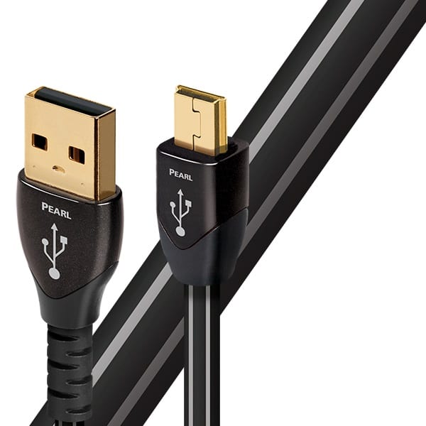 AudioQuest USB A/Mini Pearl 3,0 m. - USB kabel