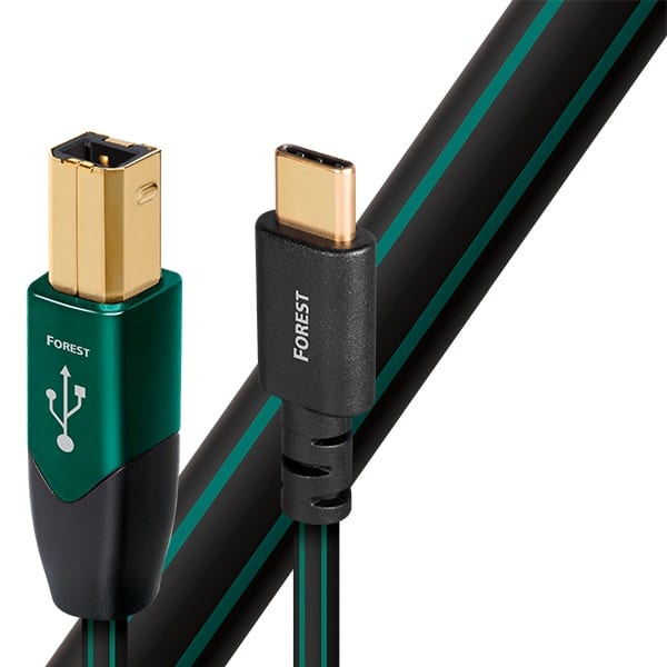 AudioQuest USB B/C Forest 1,5 m. - USB kabel