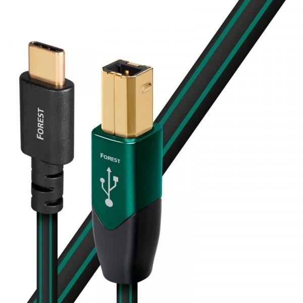 AudioQuest USB C/B Forest 1,5 m. - USB kabel