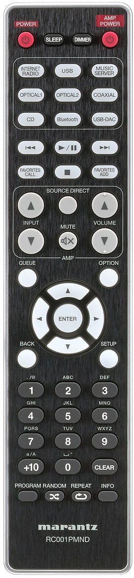 Marantz ND8006 zwart - afstandsbediening - CD speler