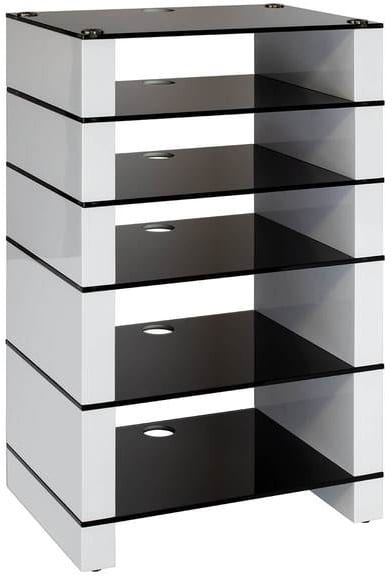 Blok STAX 960 wit / zwart glas