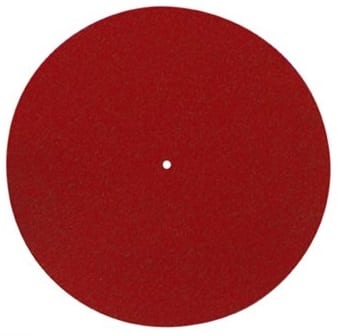 Pro-Ject Viltmat 28 cm rood - Platenspeler accessoire