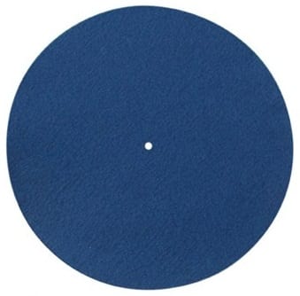 Pro-Ject Viltmat 28 cm blauw - Platenspeler accessoire