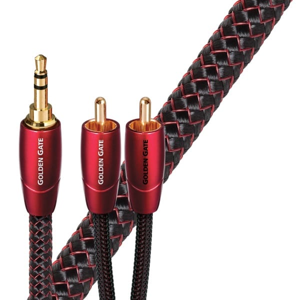 AudioQuest 3,5″/RCA Golden Gate 0,6 m. - Aux kabel