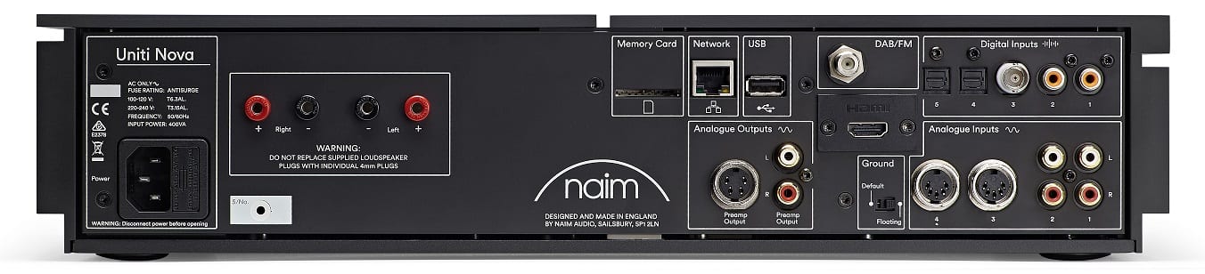 Naim Uniti NOVA - achterkant - Stereo receiver