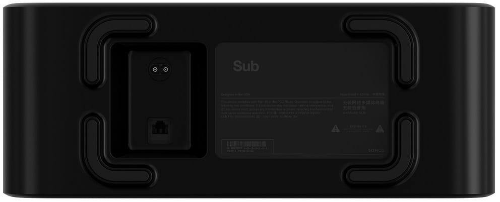 Sonos SUB G3 zwart - onderkant - Subwoofer