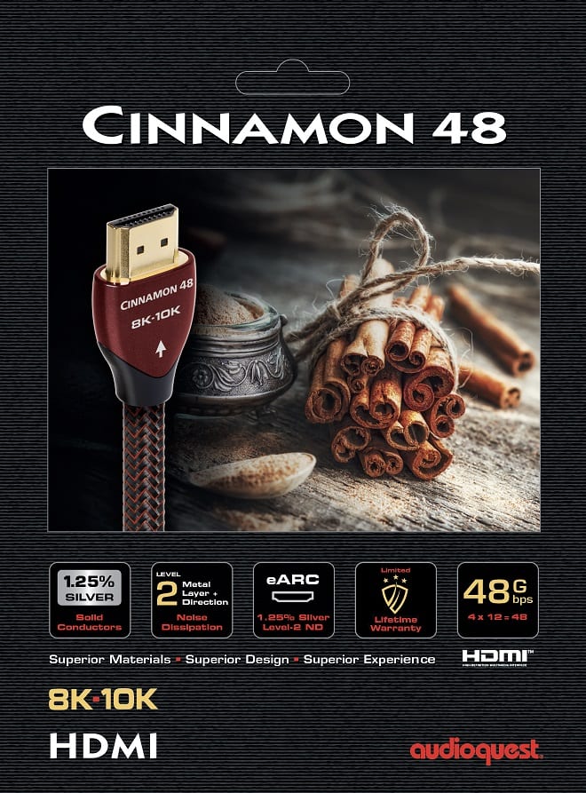 AudioQuest HDMI Cinnamon 48 0,6 m. - HDMI kabel