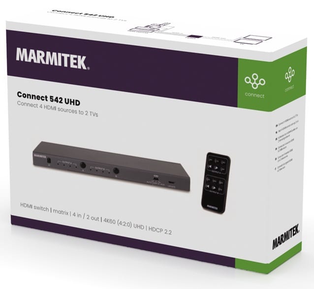 Marmitek Connect 542 UHD - verpakking - HDMI switch