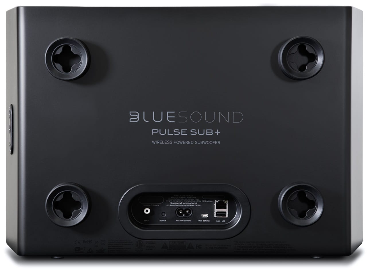 Bluesound Pulse Sub+ zwart - Subwoofer