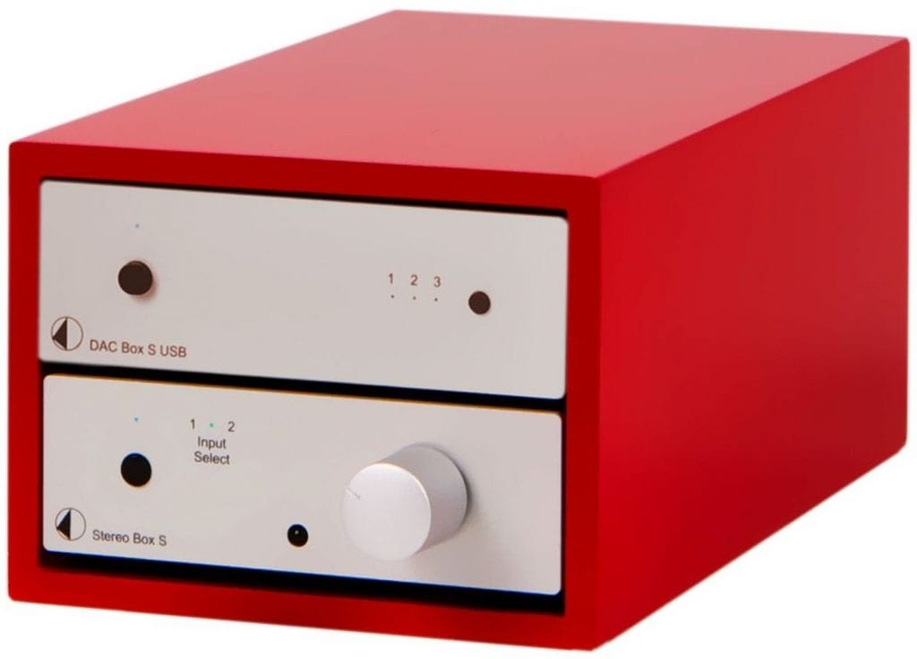 Pro-Ject Design Box Acryl 2 rood - Audio accessoire