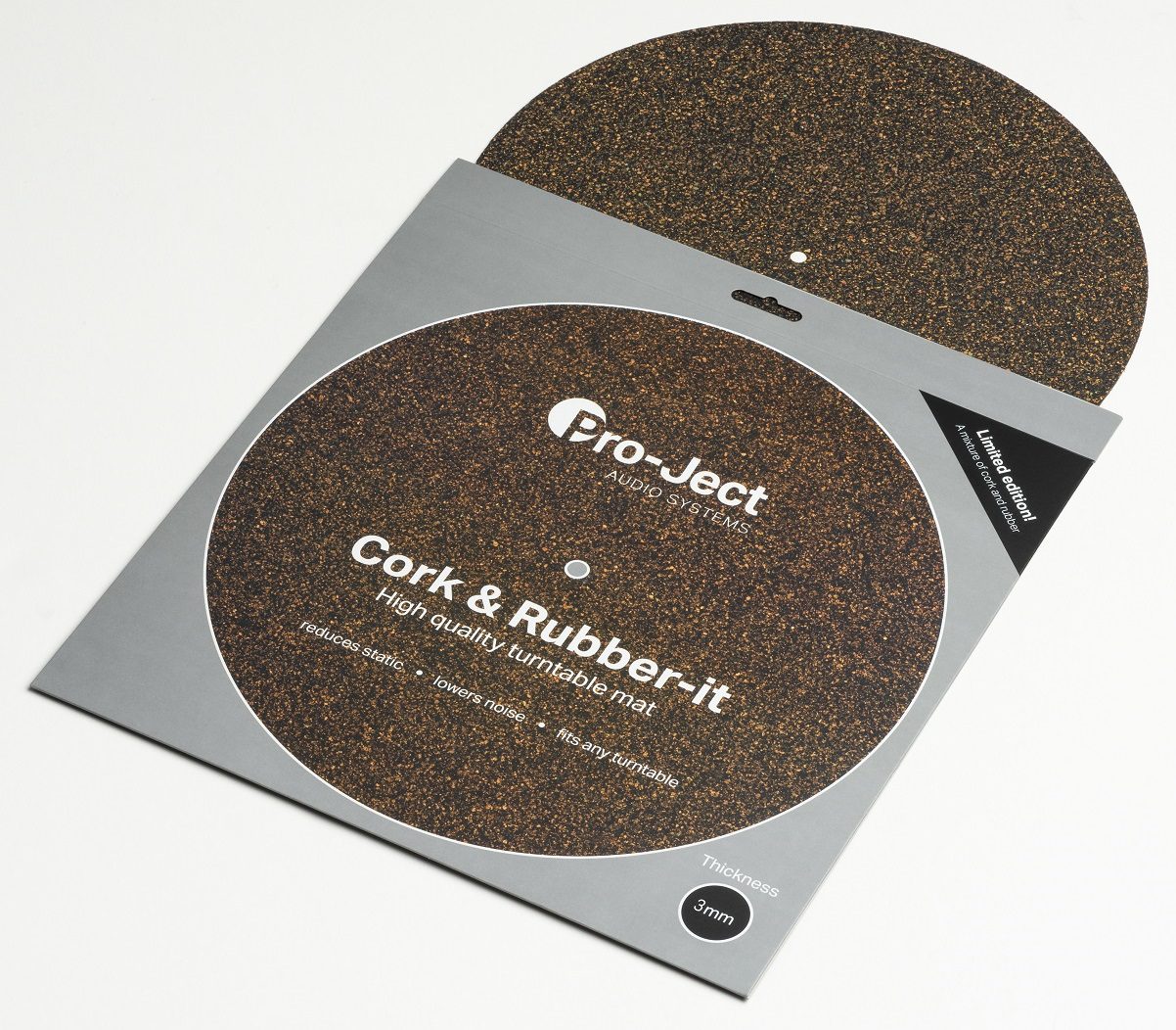 Pro-Ject Cork & Rubber it 3mm - Platenspeler accessoire