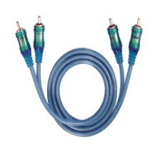 Oehlbach NF set Ice Blue 1,0 m. - RCA kabel