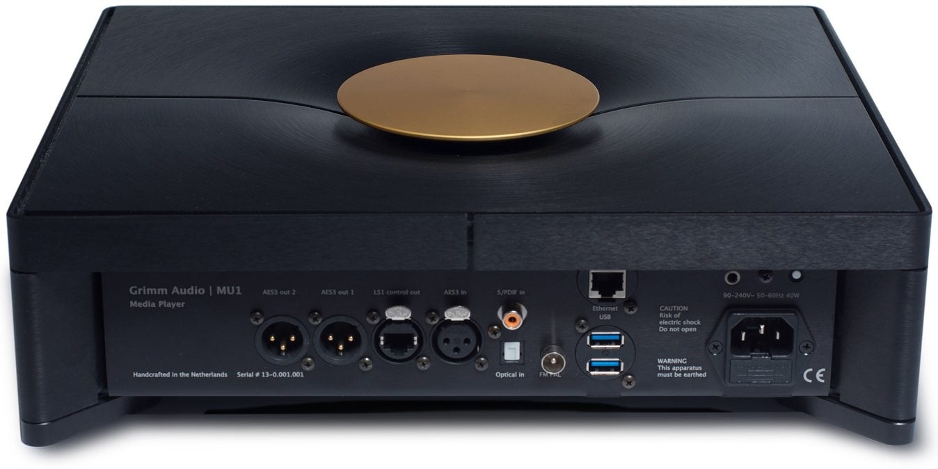 Grimm Audio MU1 8TB SSD - achteraanzicht - Audio streamer
