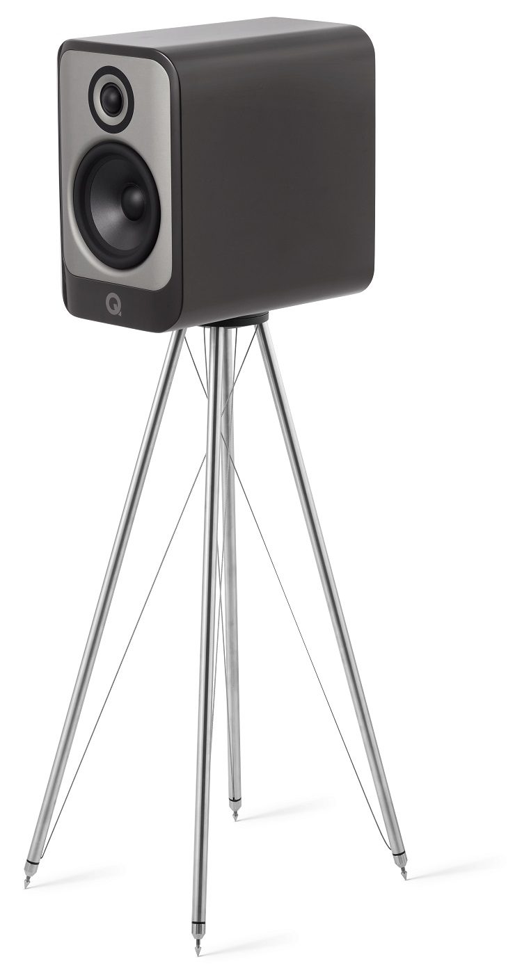 Q Acoustics Concept 30 zilver hoogglans - Boekenplank speaker