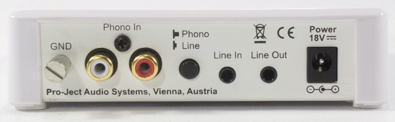 Pro-Ject Phono Box E BT5 wit - Phono voorversterker