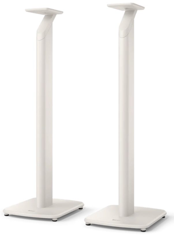 KEF S1 Floor Stands mineral white