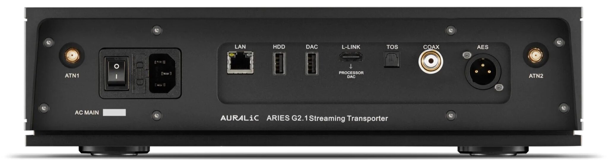 Auralic Aries G2.1 – 2TB SSD - achterkant - Audio streamer