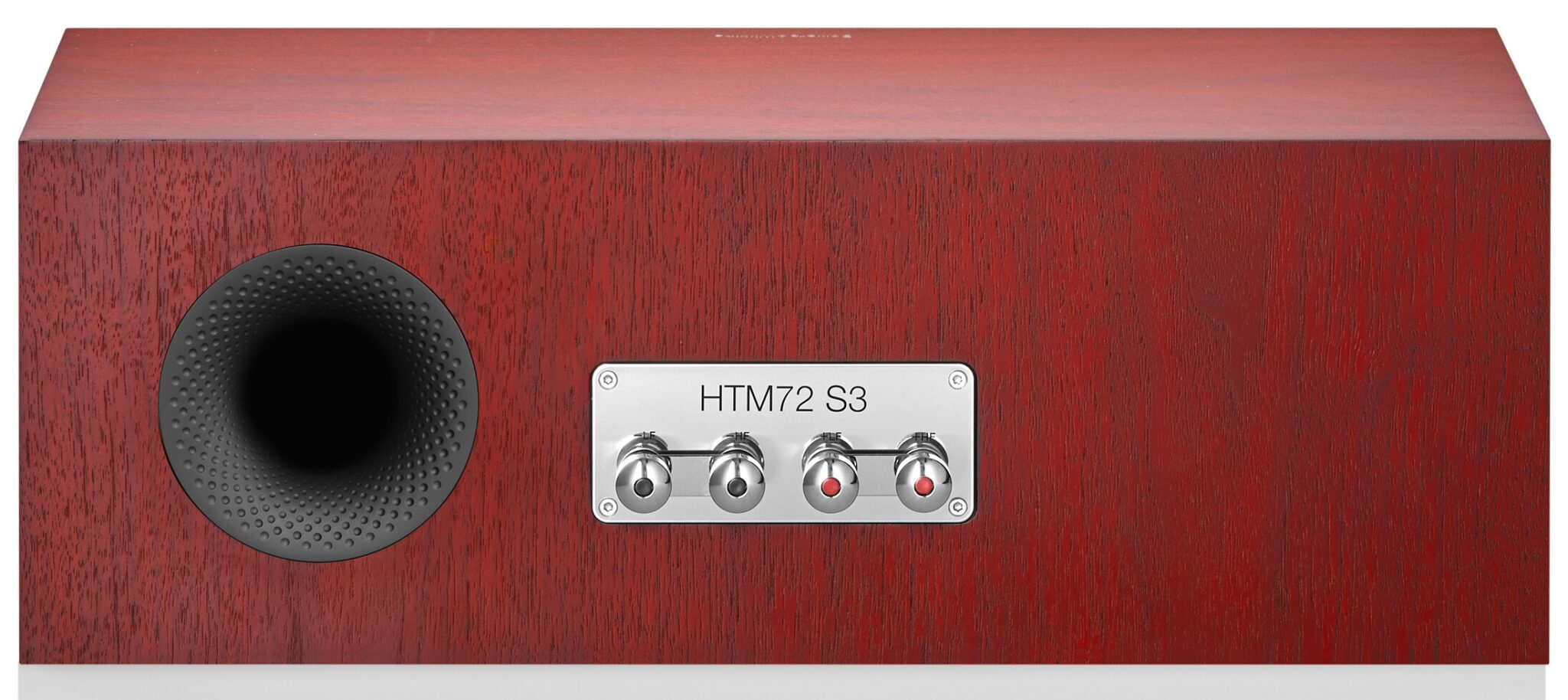 Bowers & Wilkins HTM72 S3 rosenut - achterkant - Center speaker
