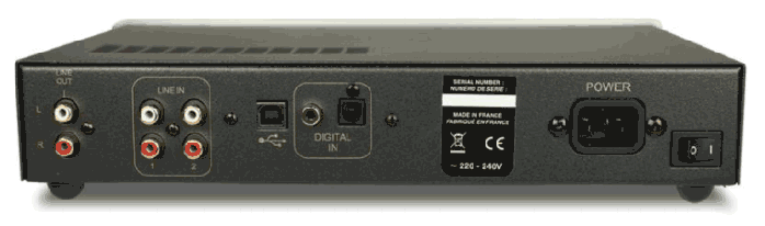 Atoll HD100 zwart - achterkant - Hoofdtelefoon versterker
