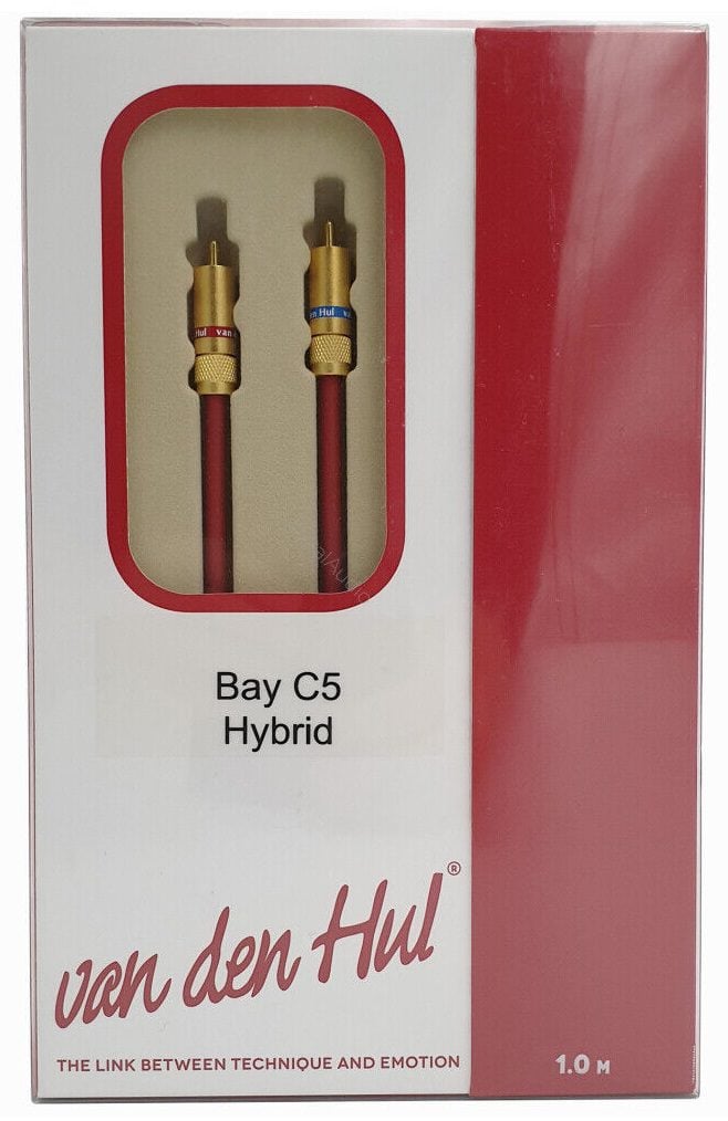 Van den Hul The Bay C5 Hybrid 1,0 m. - RCA kabel