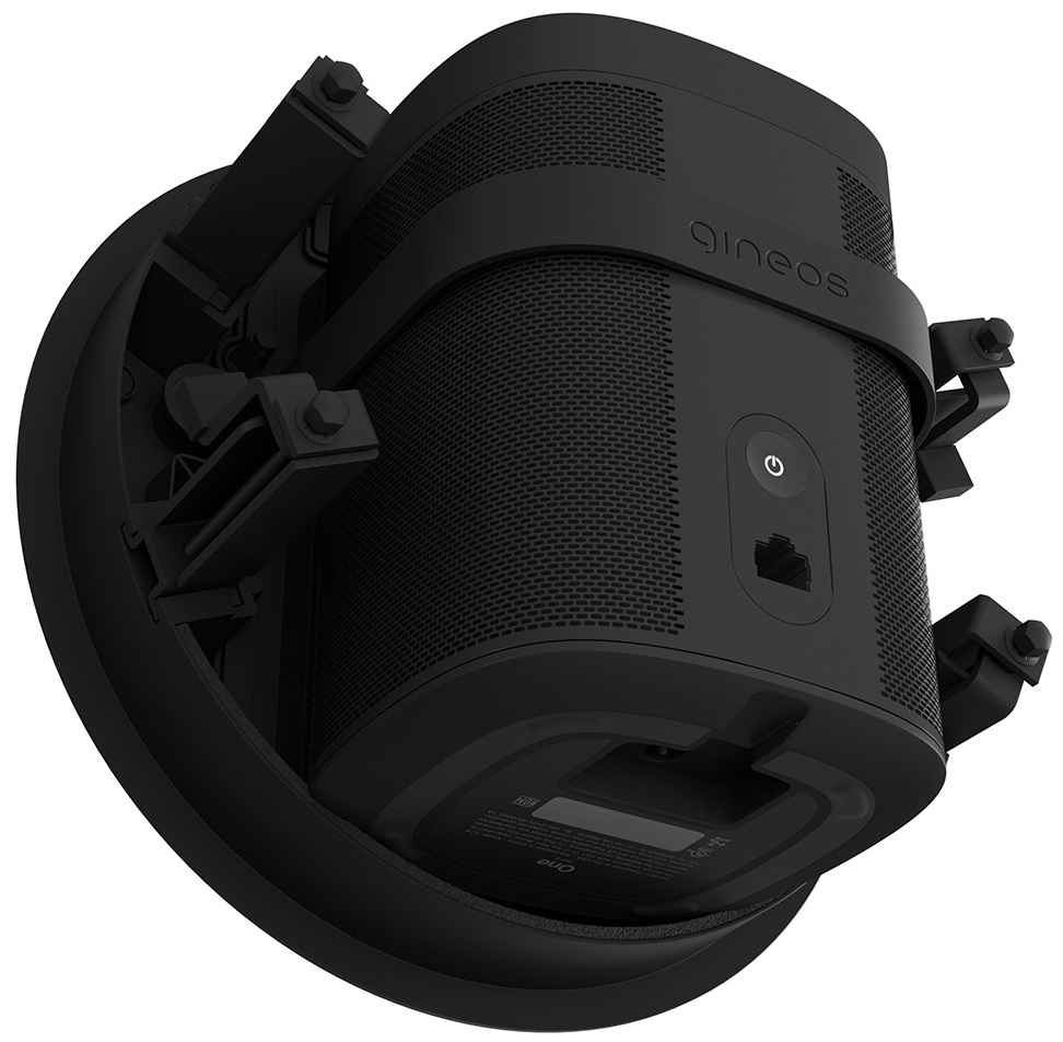 B-system Gineos One wit vierkant - Inbouw speaker accessoire