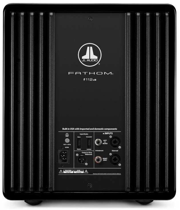 JL Audio Fathom f112 v2 gloss black - achterkant - Subwoofer