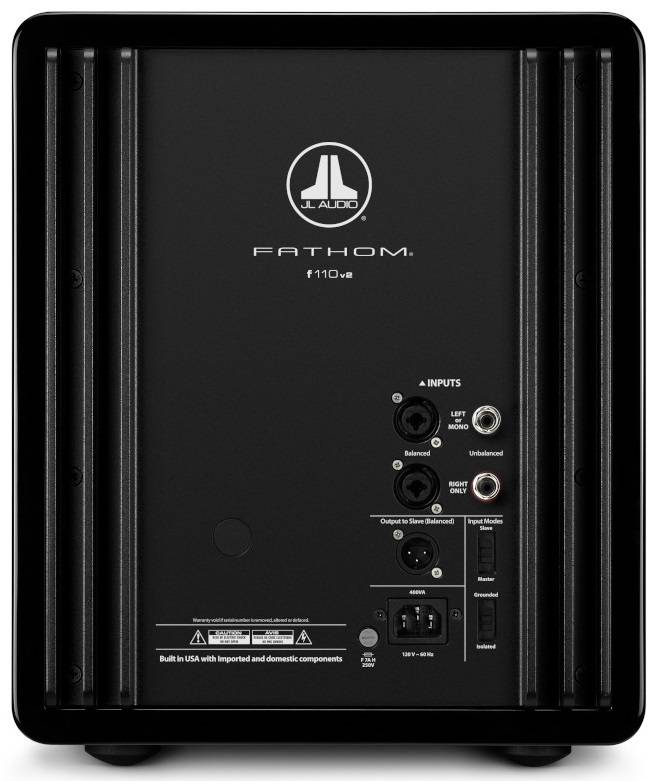 JL Audio Fathom f110 v2 gloss black - achterkant - Subwoofer