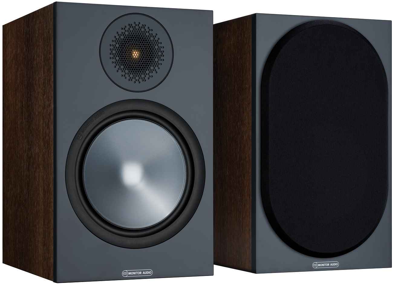 Monitor Audio Bronze 100 walnoot - paar - Boekenplank speaker