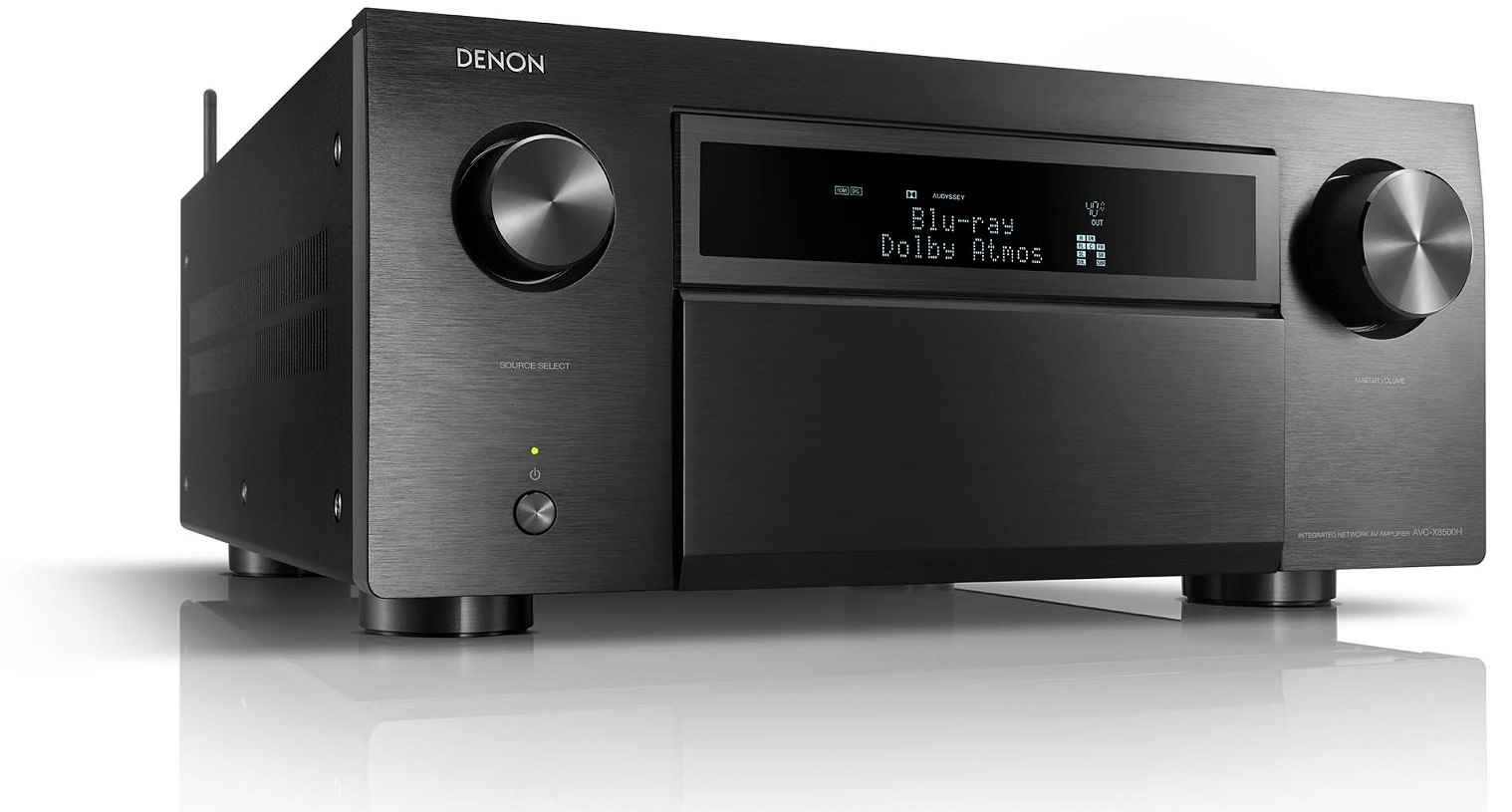 Denon AVC-X8500HA zwart - zij frontaanzicht - AV Receiver