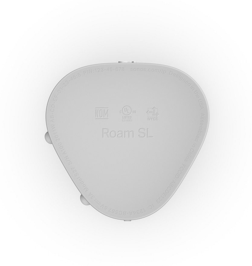 Sonos Roam SL wit - onderkant - Bluetooth speaker