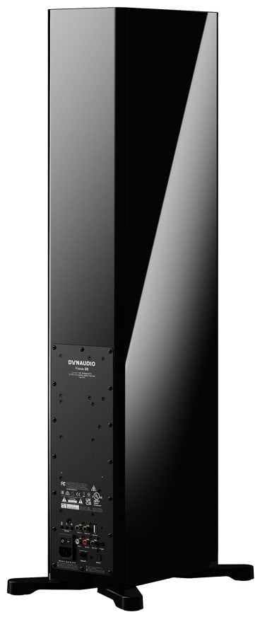 Dynaudio Focus 30 black high gloss - achteraanzicht - Wifi speaker