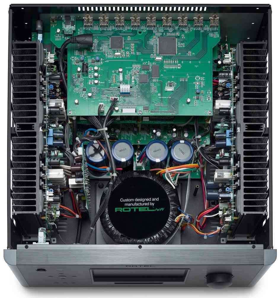 Rotel RAP-1580MKII zwart - binnenwerk - AV Receiver