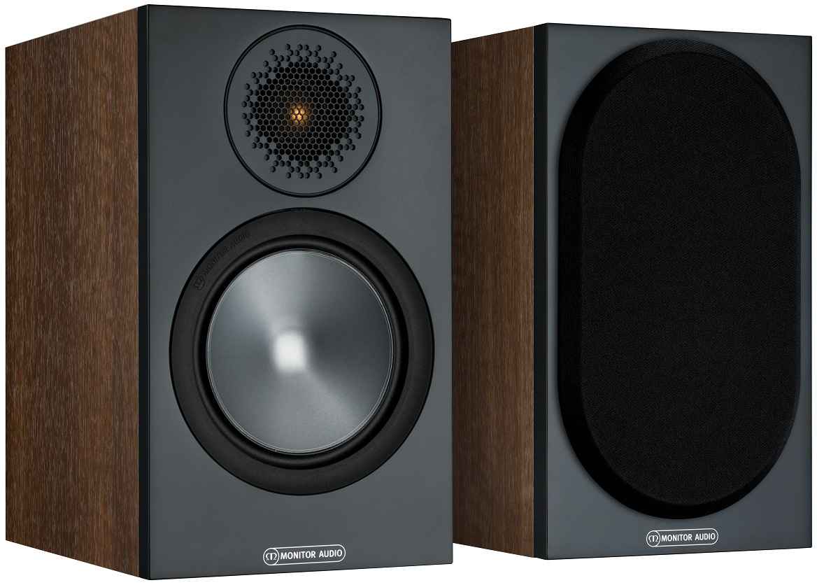 Monitor Audio Bronze 50 walnoot - paar - Boekenplank speaker