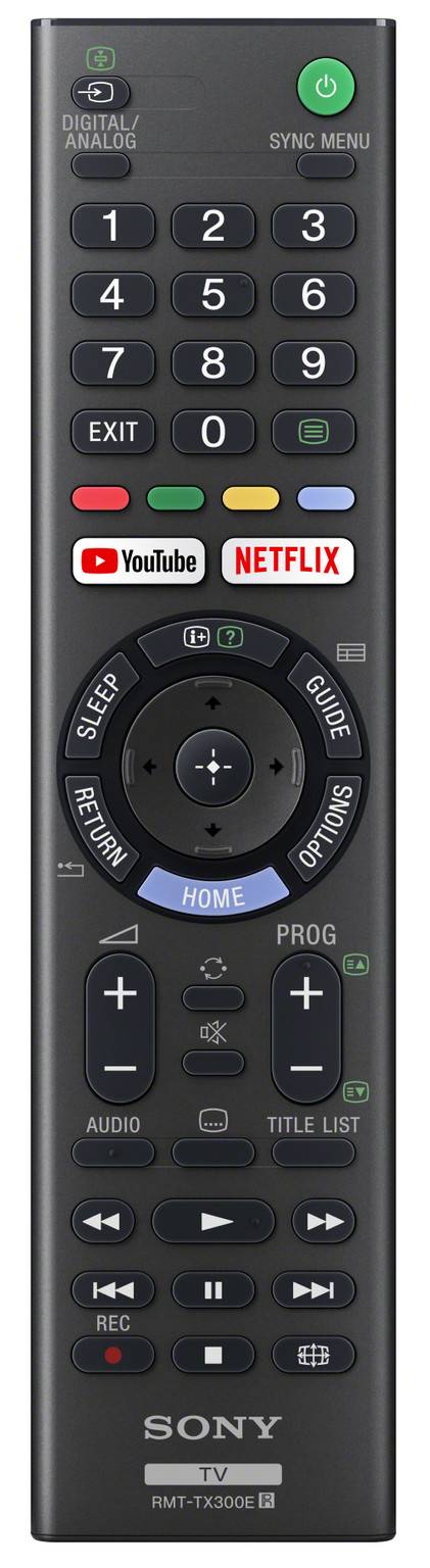 Sony KD-43X7055 - afstandsbediening - Televisie