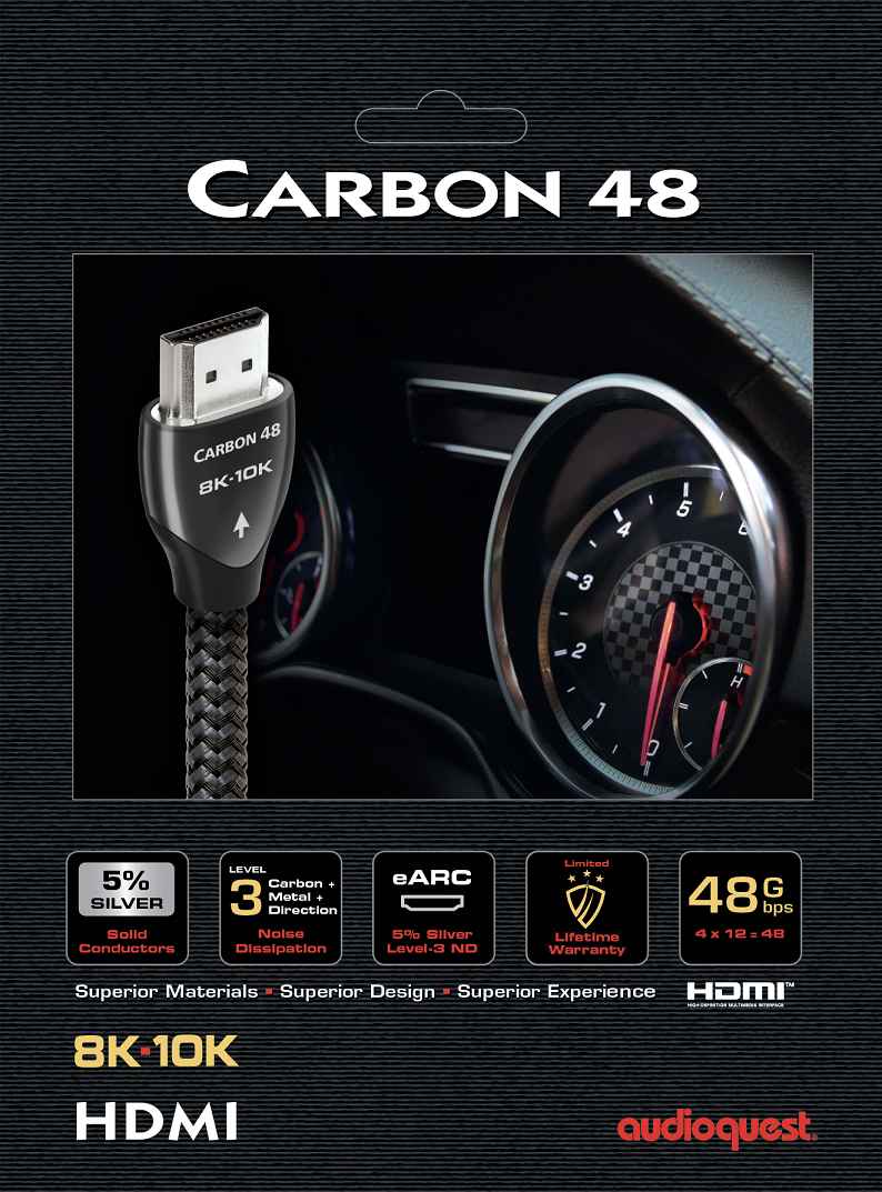 AudioQuest HDMI Carbon 48 1,0 m. - verpakking - HDMI kabel