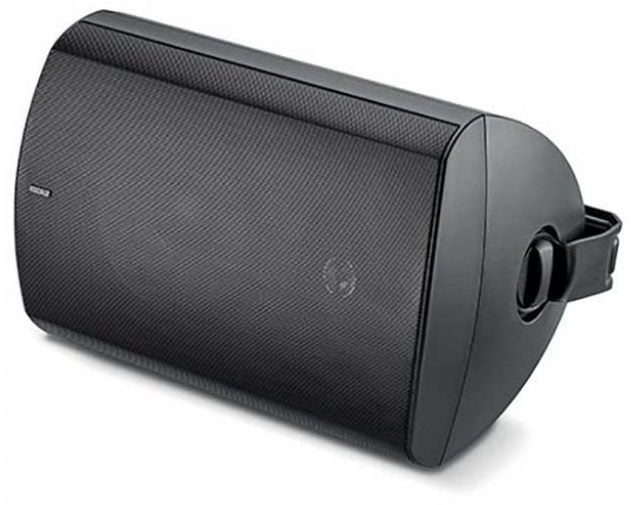 Focal 100 OD8-T zwart - zij frontaanzicht - Outdoor speaker