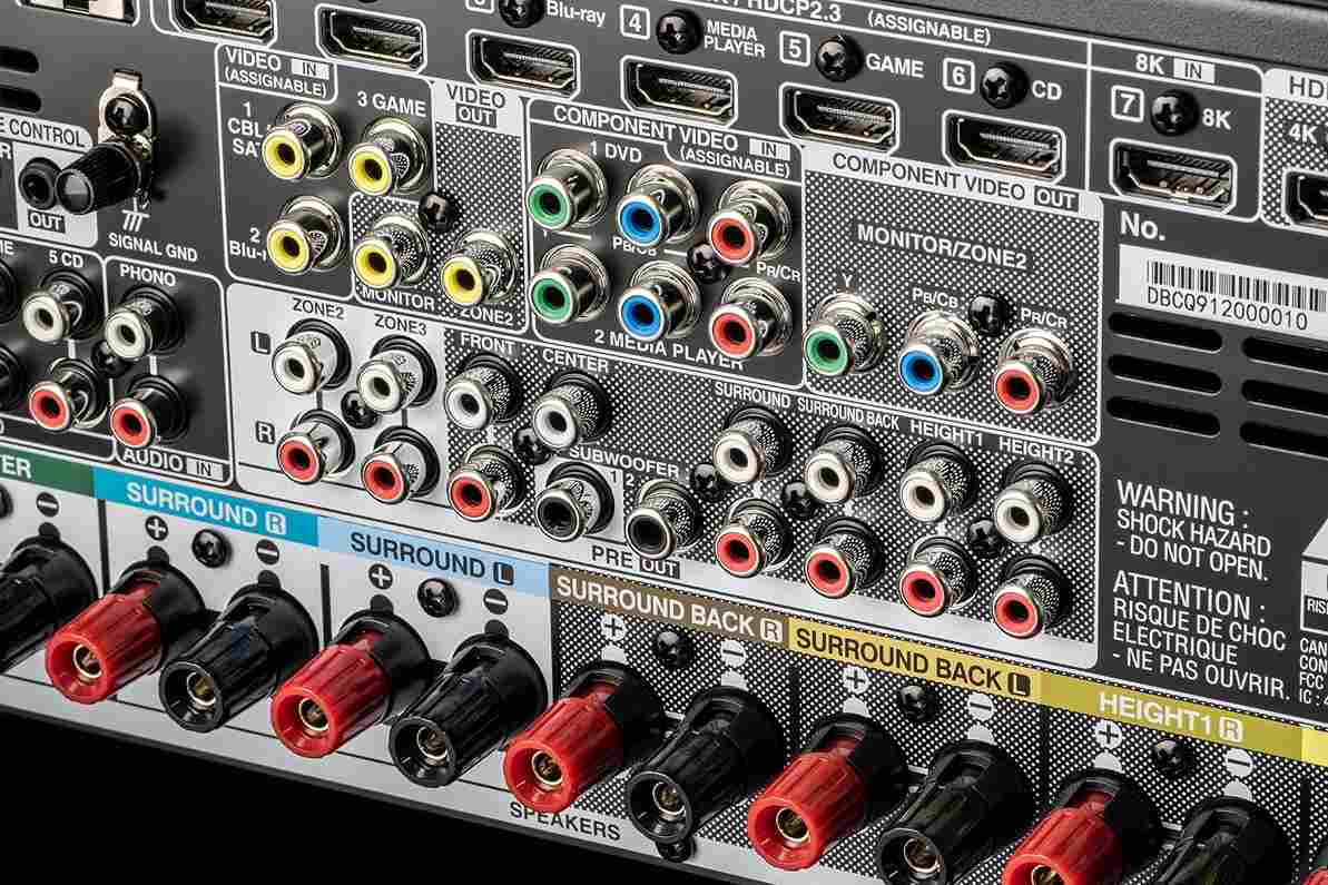 Denon AVC-X4700H zwart - detail - AV Receiver