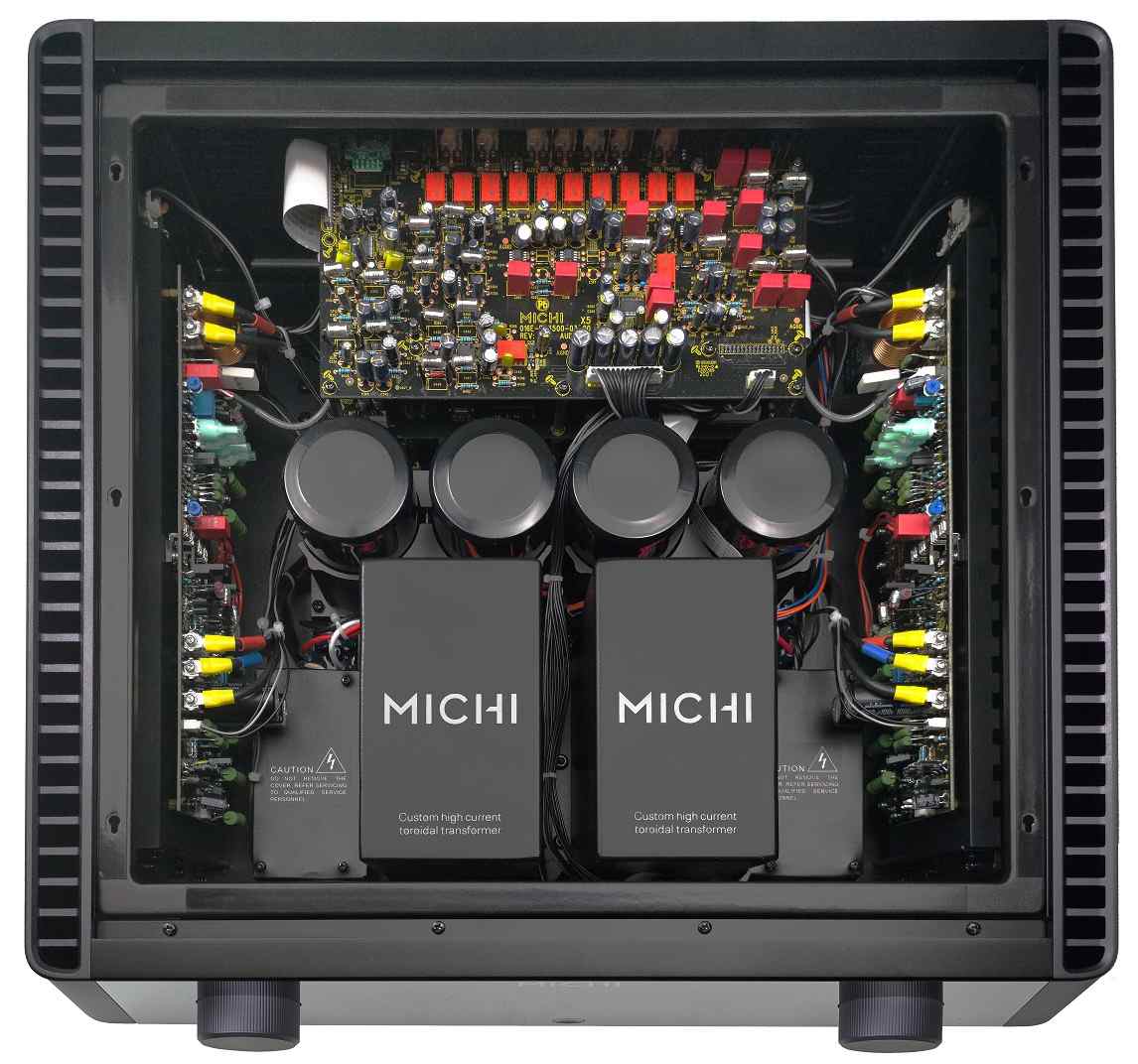 Rotel Michi X5 zwart - binnenwerk - Versterker