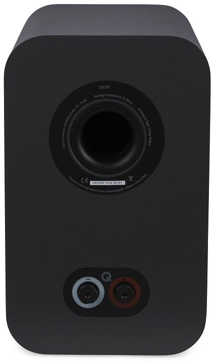 Q Acoustics 3030i grijs - achterkant - Boekenplank speaker