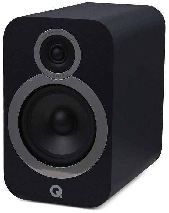 Q Acoustics 3030i zwart - Boekenplank speaker