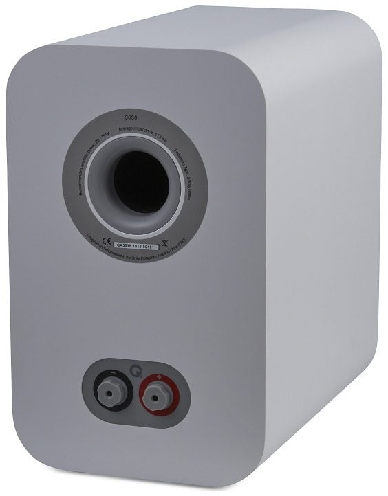 Q Acoustics 3030i wit - achteraanzicht - Boekenplank speaker
