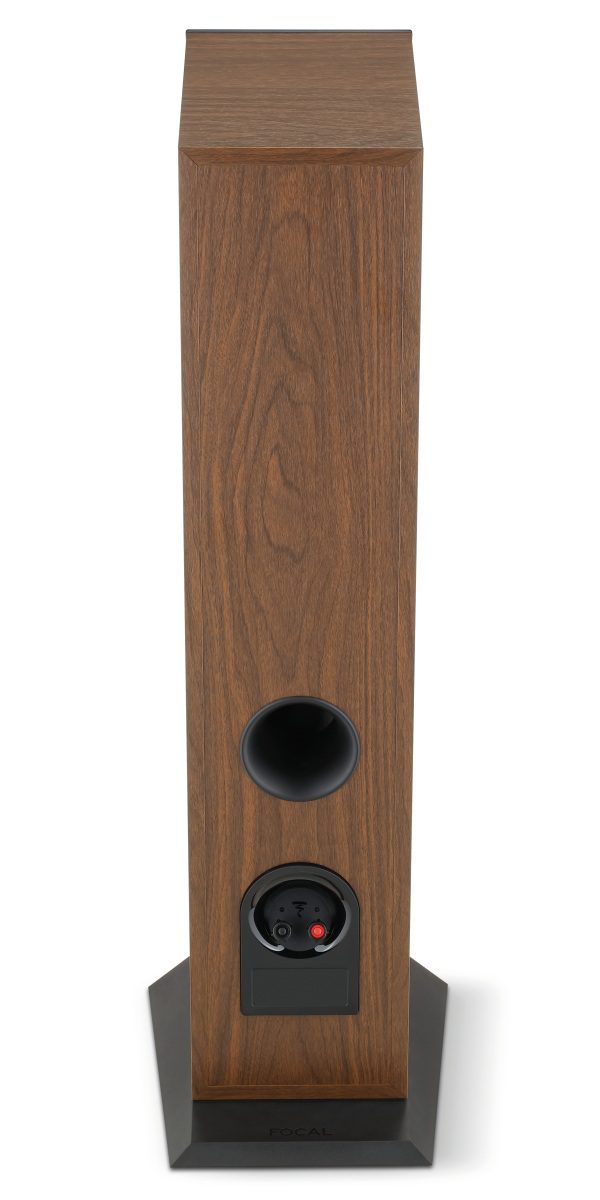 Focal Theva 2 dark wood - achteraanzicht - Zuilspeaker