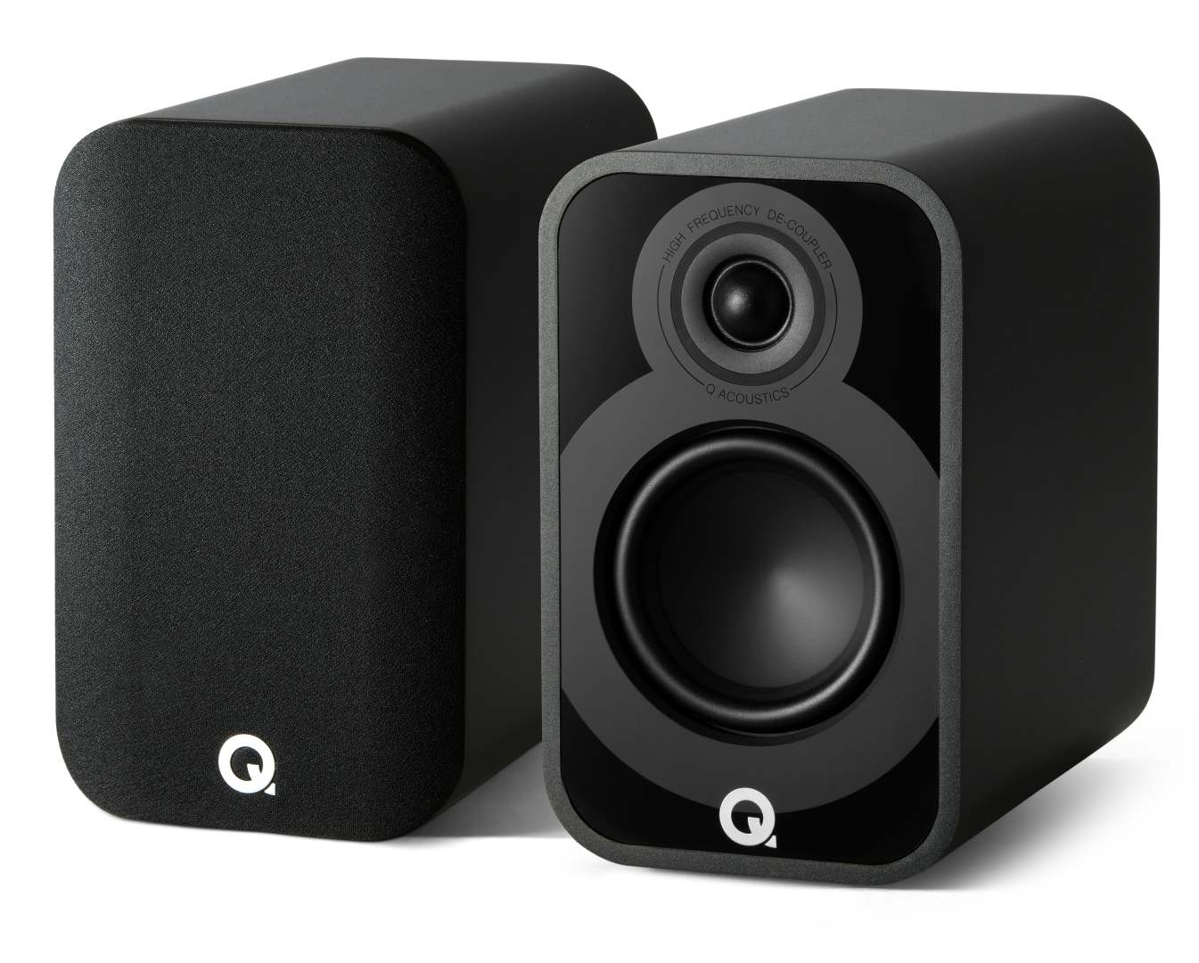 Q Acoustics 5010 zwart - paar - Boekenplank speaker