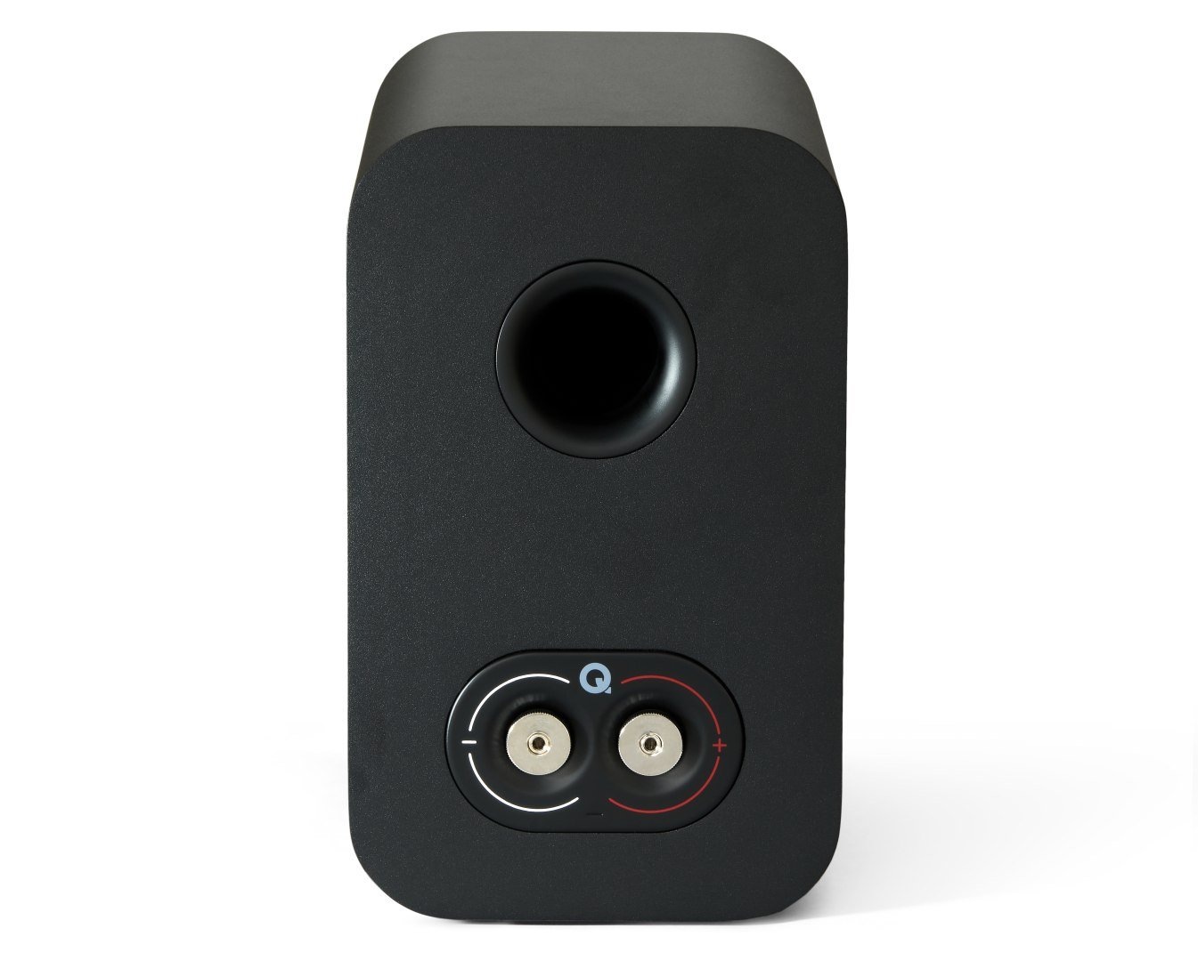 Q Acoustics 5010 zwart - achterkant - Boekenplank speaker